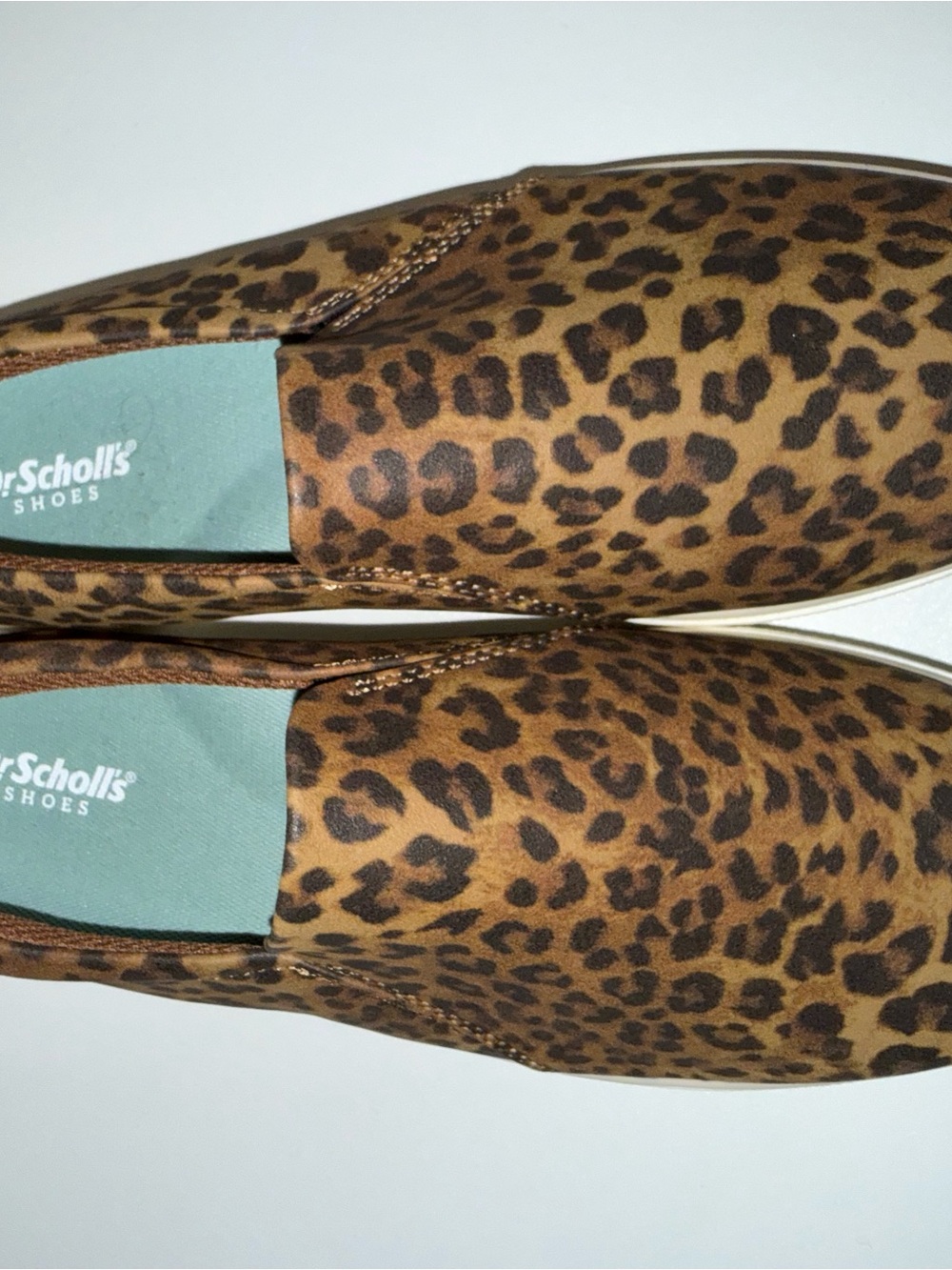 Dr. Scholl's Leopard Print Slip-On Sneakers - Brown/Black - Picture 2 of 8